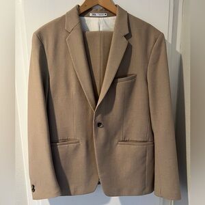 Men's Zara suit- Tan